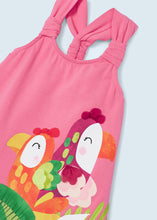 Load image into Gallery viewer, Birds of Feather Applique Sustainable Cotton Dress Girl

