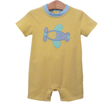 Load image into Gallery viewer, Airplane Applique Romper
