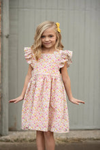 Load image into Gallery viewer, Skidaway Sunset Floral Pinafore Dress
