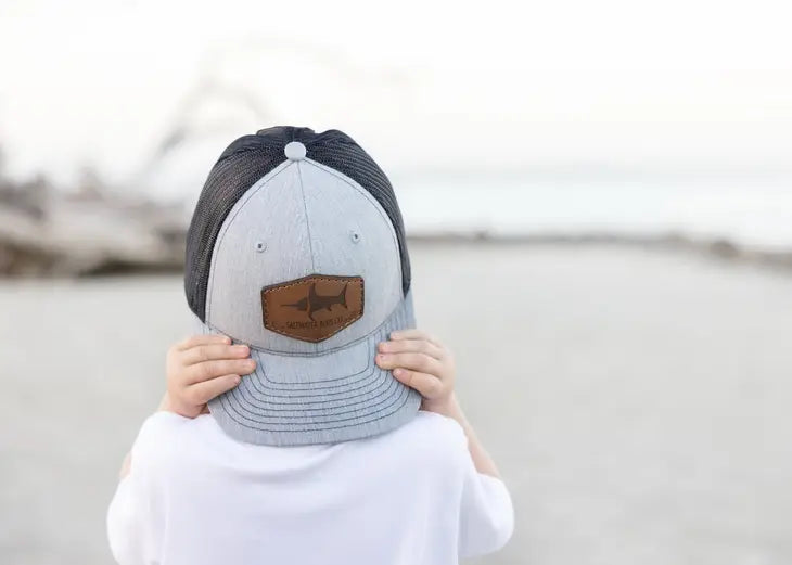 Saltwater Boys Co. Leather Logo Hat Youth