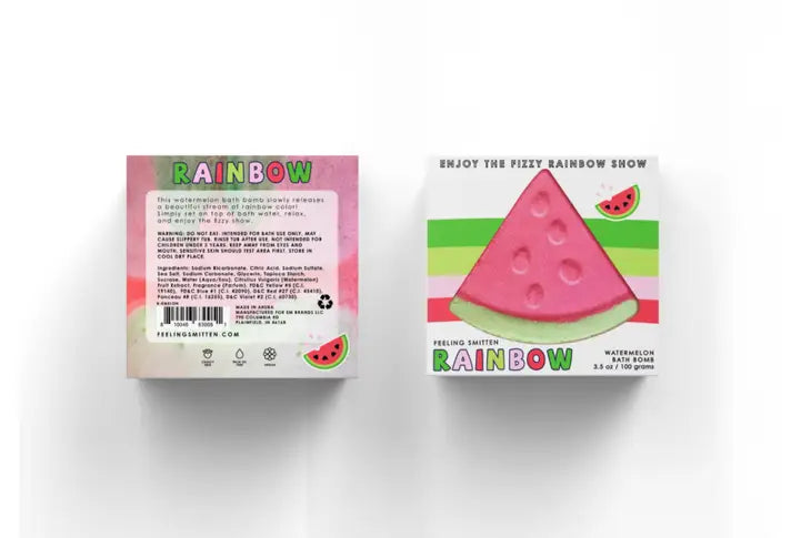 Rainbow Show Bath Bomb- Watermelon