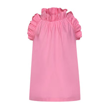 Load image into Gallery viewer, Pink Cosmo Chaney Ruffle Top
