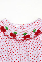 Load image into Gallery viewer, Cherry On Top Bitty Dot Bishop Dress

