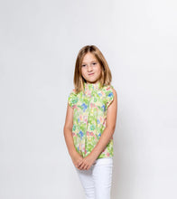 Load image into Gallery viewer, Amaz-ON Jungle Chaney Sleeveless Ruffle Top
