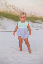 Load image into Gallery viewer, Sailboat Embroidery Sunsuit
