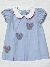 Load image into Gallery viewer, Minnie Gingham Dress- Blue
