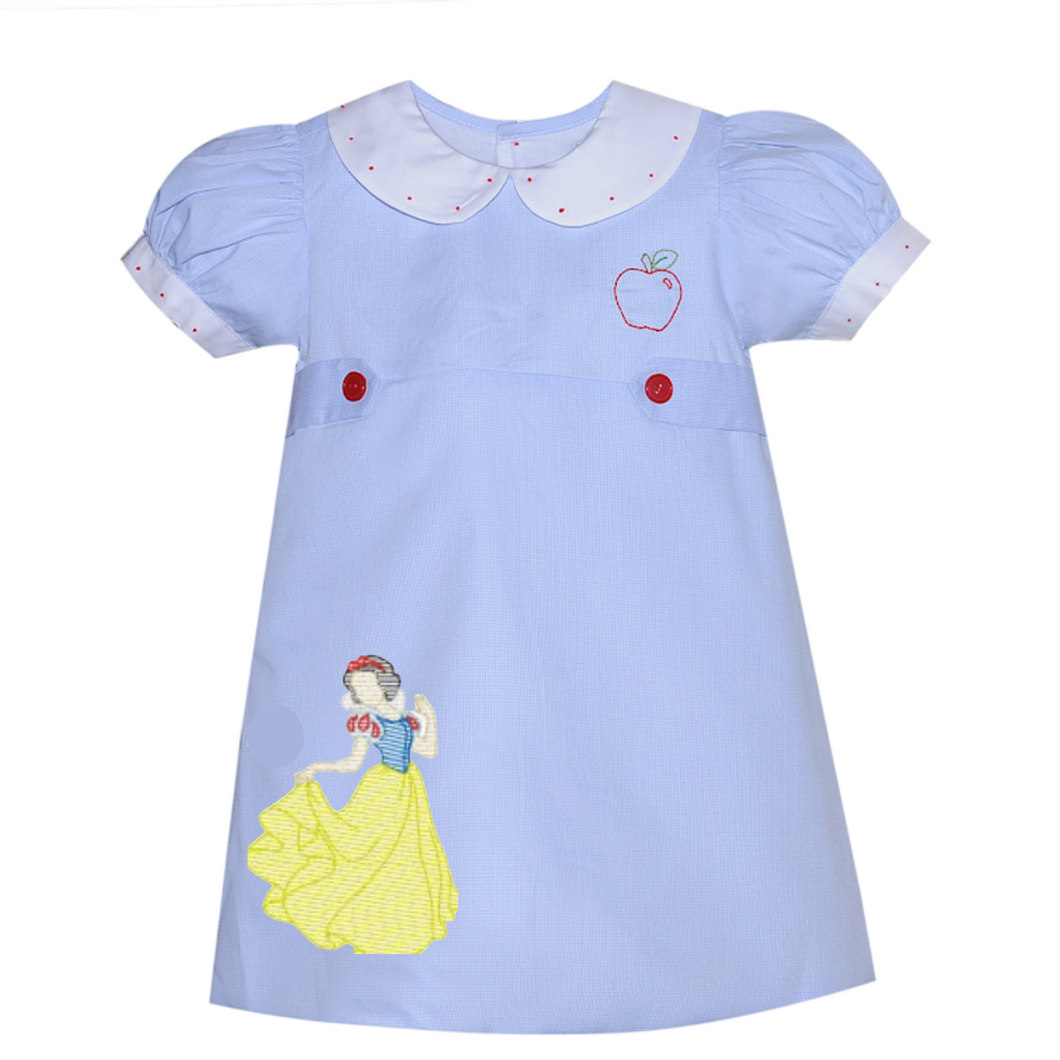 Snow White Embroidered Dress