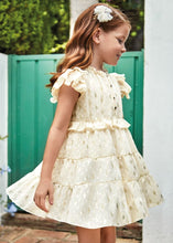 Load image into Gallery viewer, Richmond Ruffled Crepe Dress Girl
