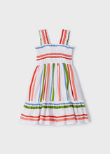 Load image into Gallery viewer, Sullivan&#39;s Island Striped Smocked Strap Dress Girl
