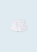 Load image into Gallery viewer, Chenille Sustainable Cotton Shorts Girl- White
