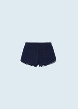 Load image into Gallery viewer, Chenille Sustainable Cotton Shorts Girl- Navy
